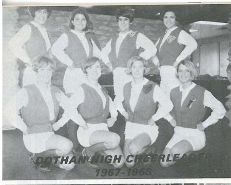 DOTHAN HIGH SCHOOL CHEERLEADERS 1968