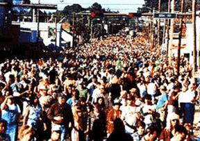 crowd at Mardi Gras