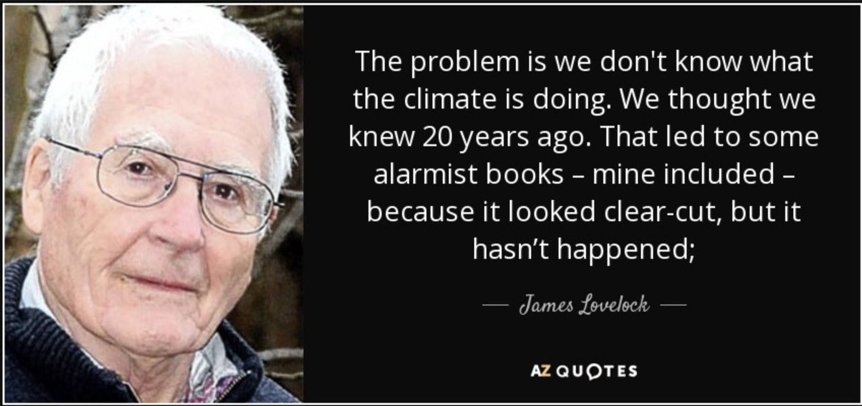 Lovelock on Climate
