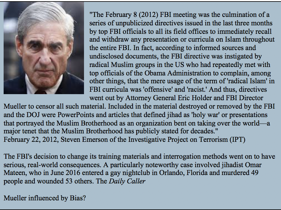 Mueller on Info for FBI